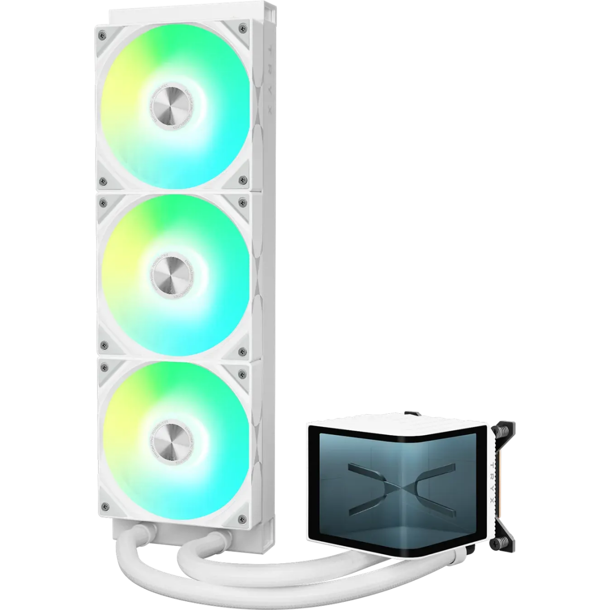 Système de refroidissement liquide TRYX Panorama 360 ARGB White - L-P360A-AS3M-G1W - photo 3