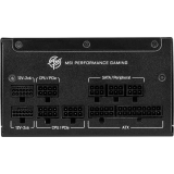 Alimentation électrique 850W MSI MPG A850GS PCIE5 (306-7ZPFZ11-CE0)