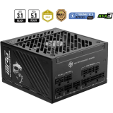 Alimentation électrique 850W MSI MPG A850GS PCIE5 (306-7ZPFZ11-CE0)
