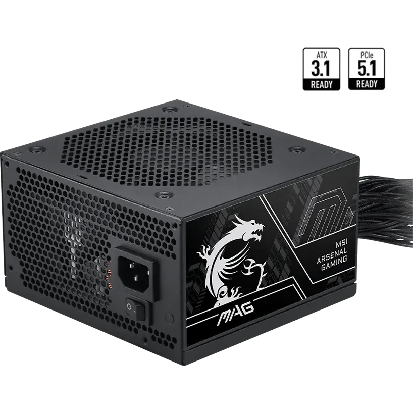 Alimentation électrique 750W MSI MAG A750BN PCIE5 III - 306-7ZPTX11-HD8 - photo 4