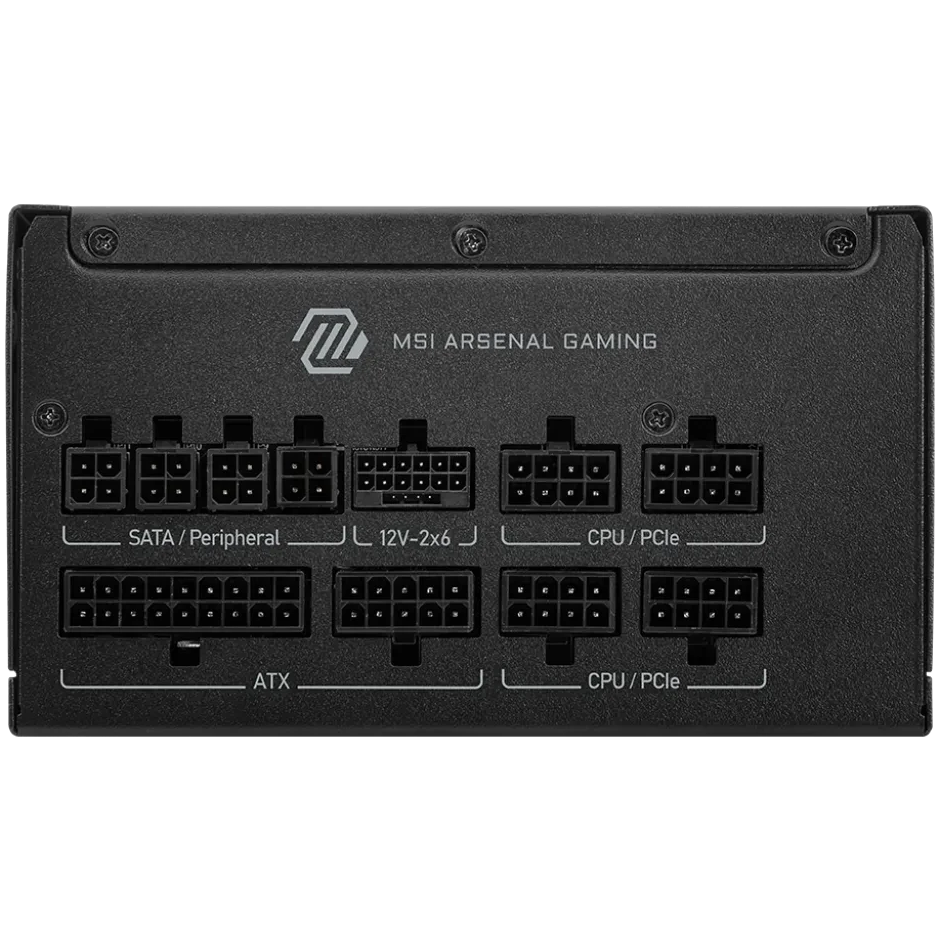 Alimentation électrique 850W MSI MAG A850GLS PCIE5 - 306-7ZPIY11-CE0 - photo 2