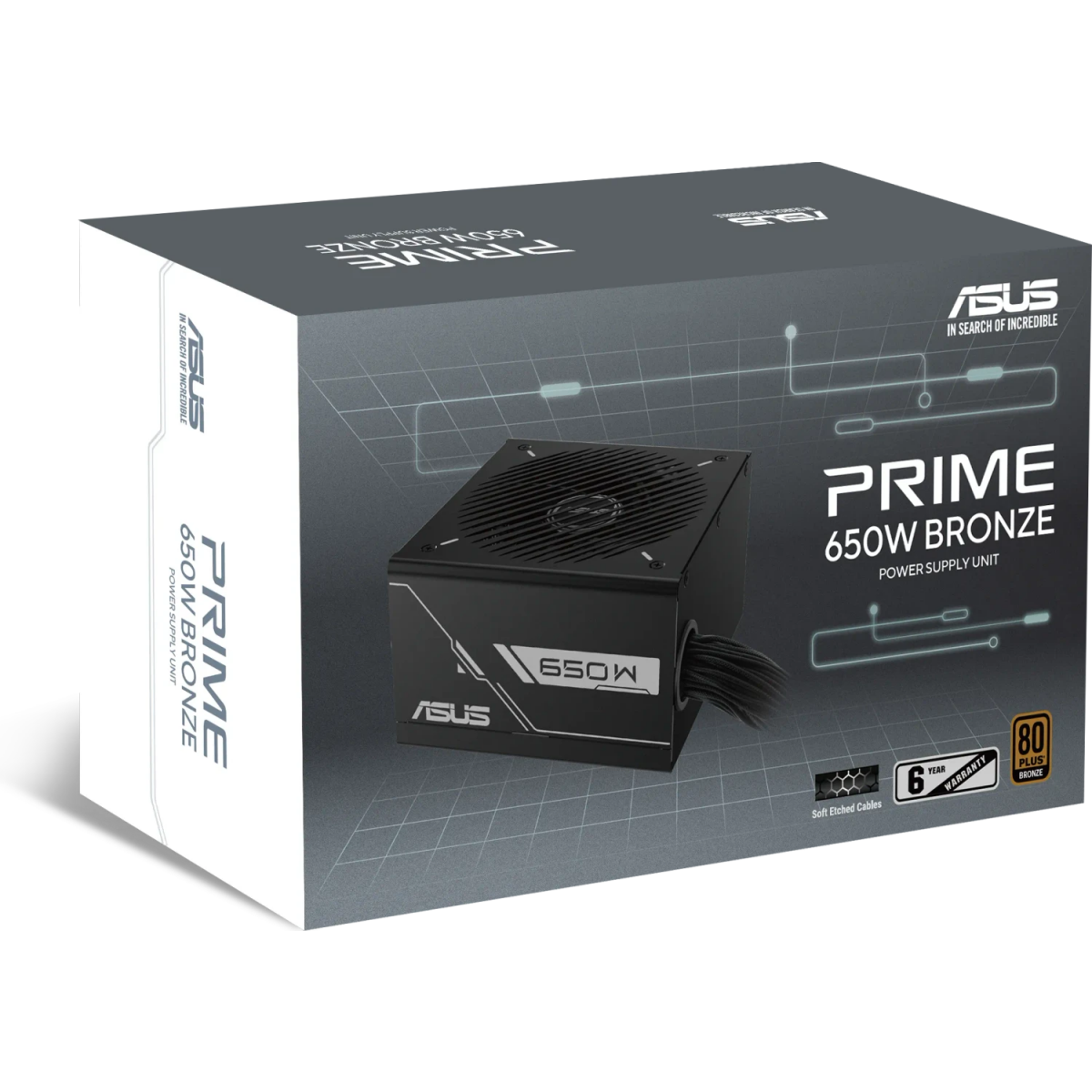 Alimentation électrique 650W ASUS Prime Bronze (PRIME-650B-BLACK) - 90YE00Y1-B0NA00 - photo 13