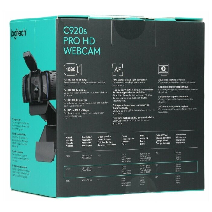 Caméra Web Logitech WebCam C920s HD Pro (960-001252) - photo 8