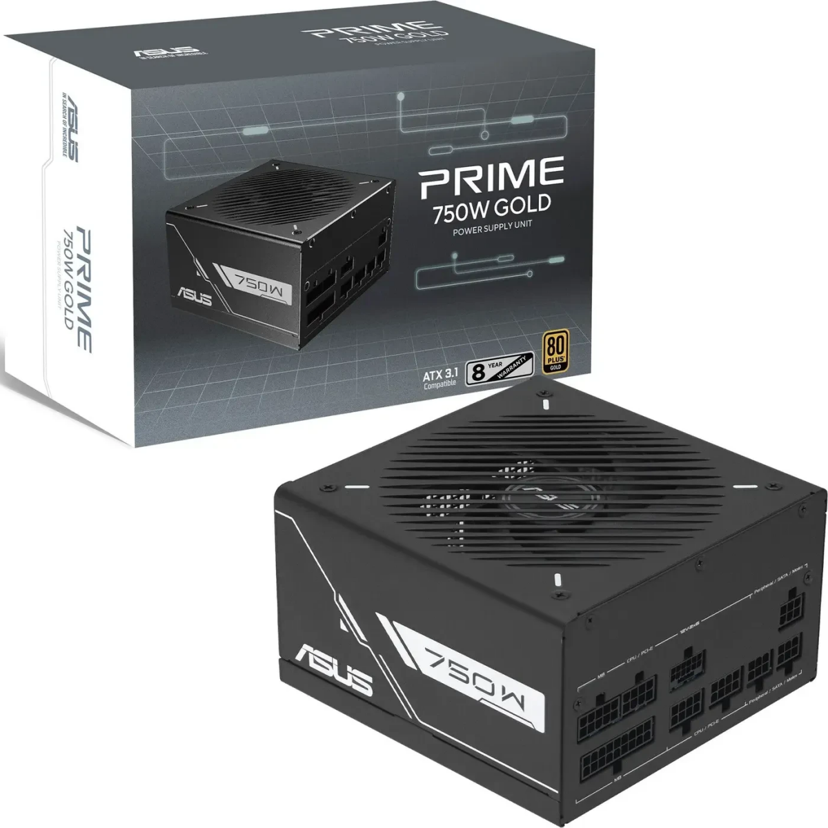 Alimentation électrique 750W ASUS Prime Gold Black Edition (PRIME-750G) - 90YE00U3-B0NA00 - photo 11
