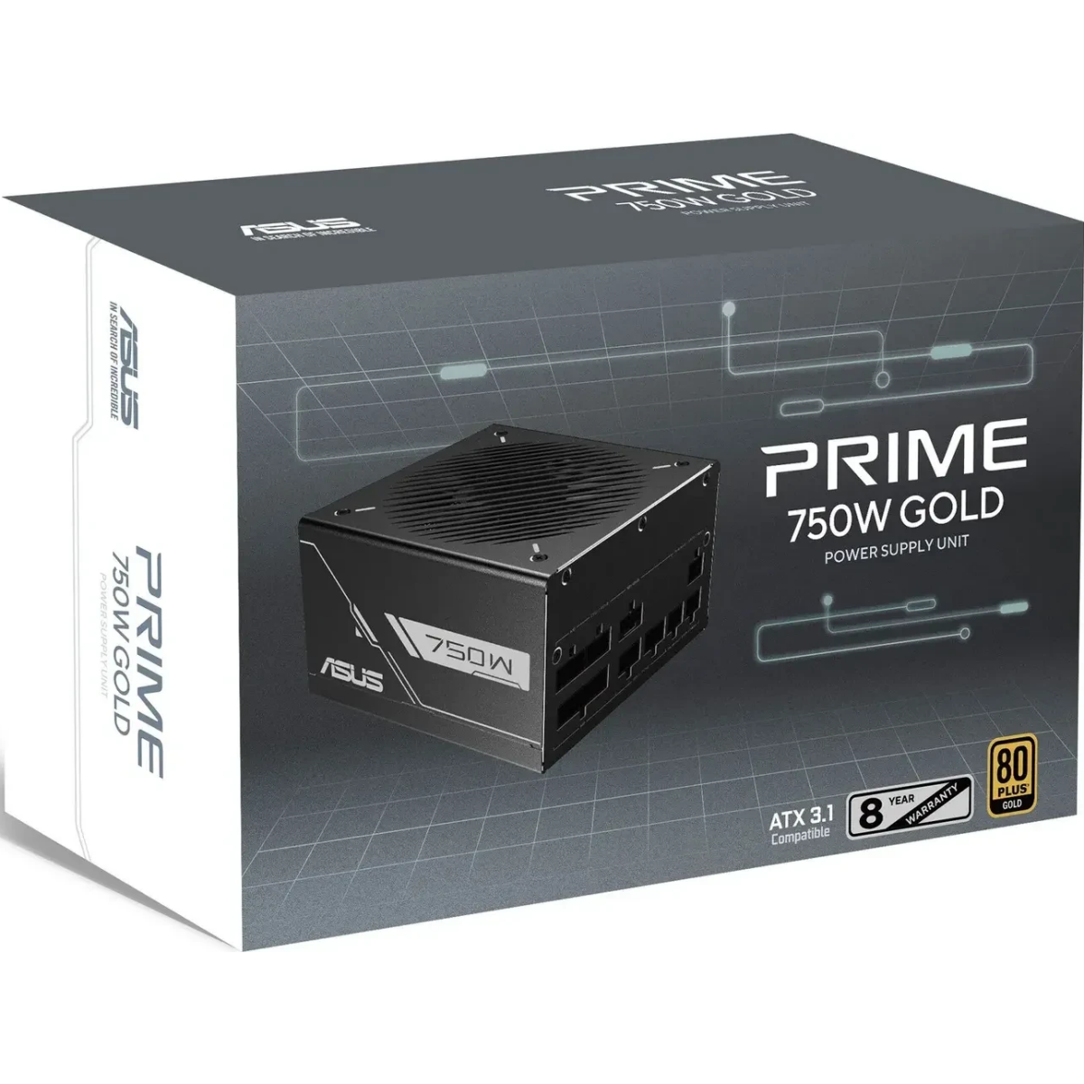 Alimentation électrique 750W ASUS Prime Gold Black Edition (PRIME-750G) - 90YE00U3-B0NA00 - photo 12