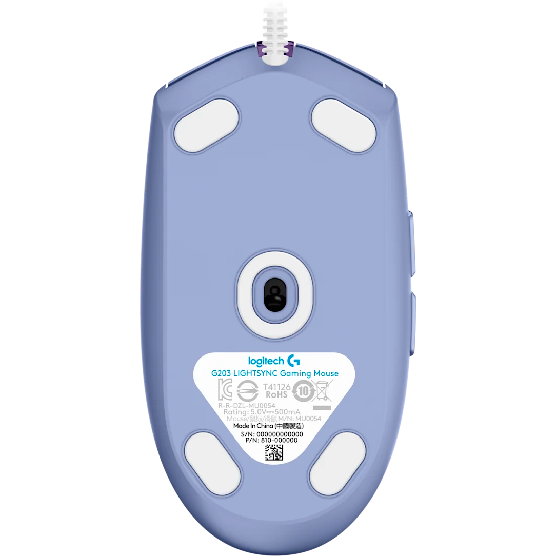Souris Logitech G203 LightSync Lilas (910-005853) - photo 3