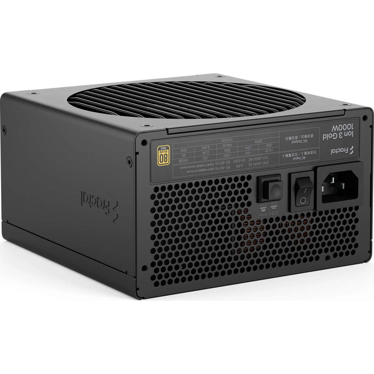 Alimentation électrique 1000W Fractal Design Ion 3 Gold Black - FD-P-IA3G-100-EU - photo 2