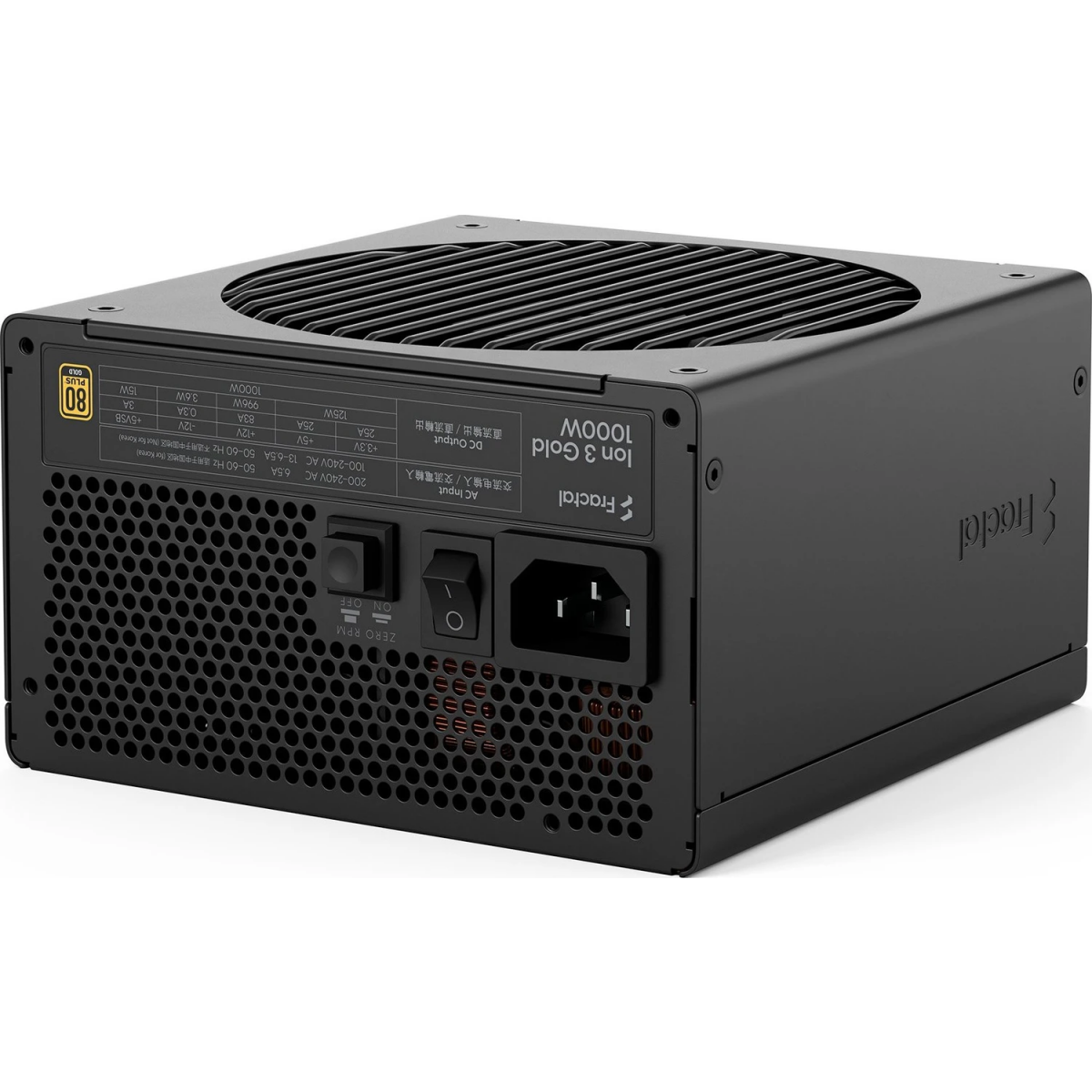 Alimentation électrique 1000W Fractal Design Ion 3 Gold Black - FD-P-IA3G-100-EU - photo 3