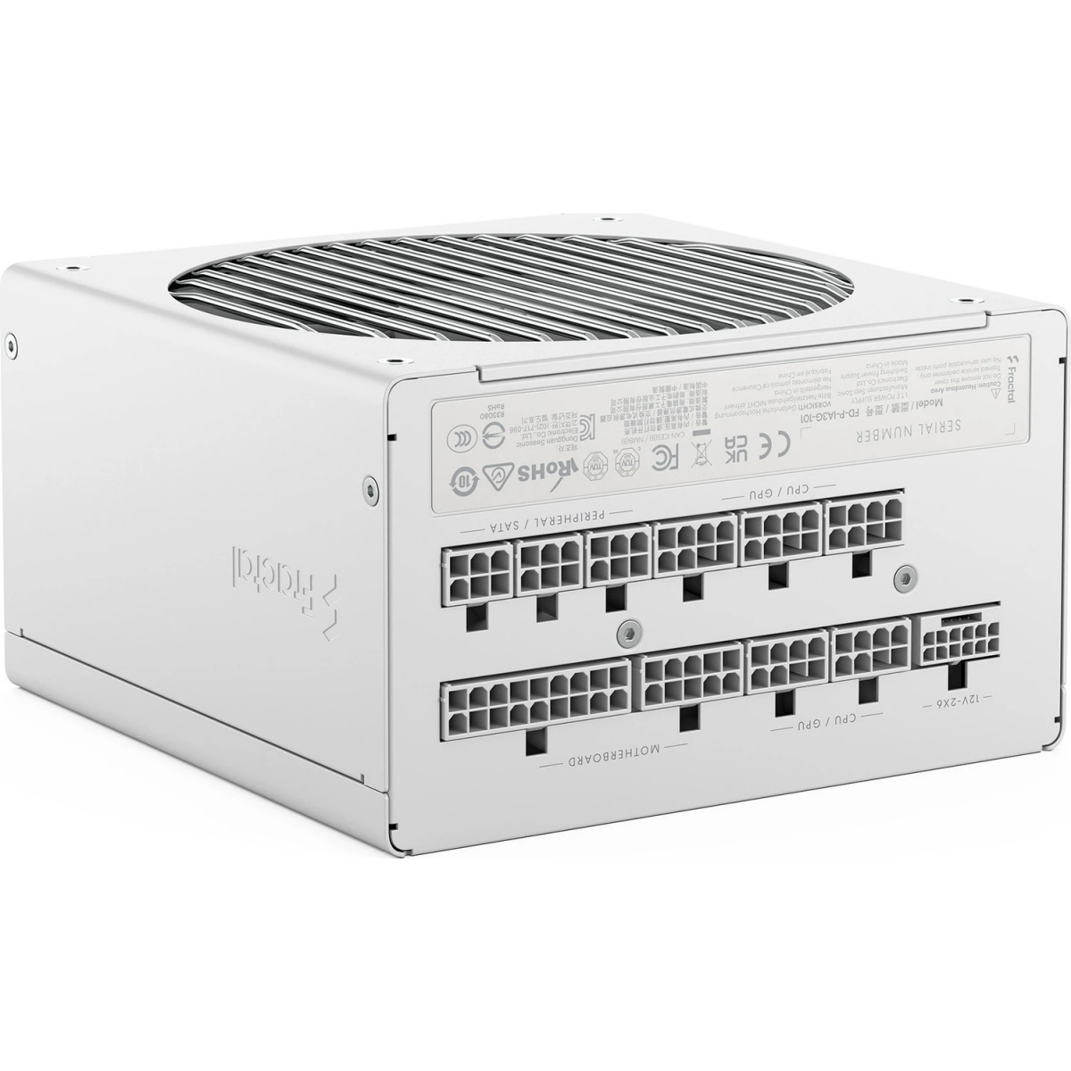 Alimentation électrique 1000W Fractal Design Ion 3 Gold White - FD-P-IA3G-101-EU-WT