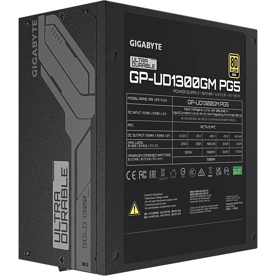 Alimentation électrique 1300W Gigabyte GP-UD1300GM PG5 - photo 3