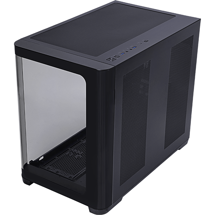 Boîtier iTek DARK CAVE CURVED Black - ITGCADCCB - photo 2