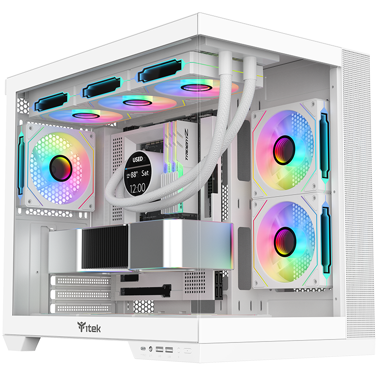 Boîtier iTek DARK CAVE DS White - ITGCADCDSW