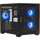 Boîtier Cooler Master Elite 481 Wood Black (E481-KHNN-S00)