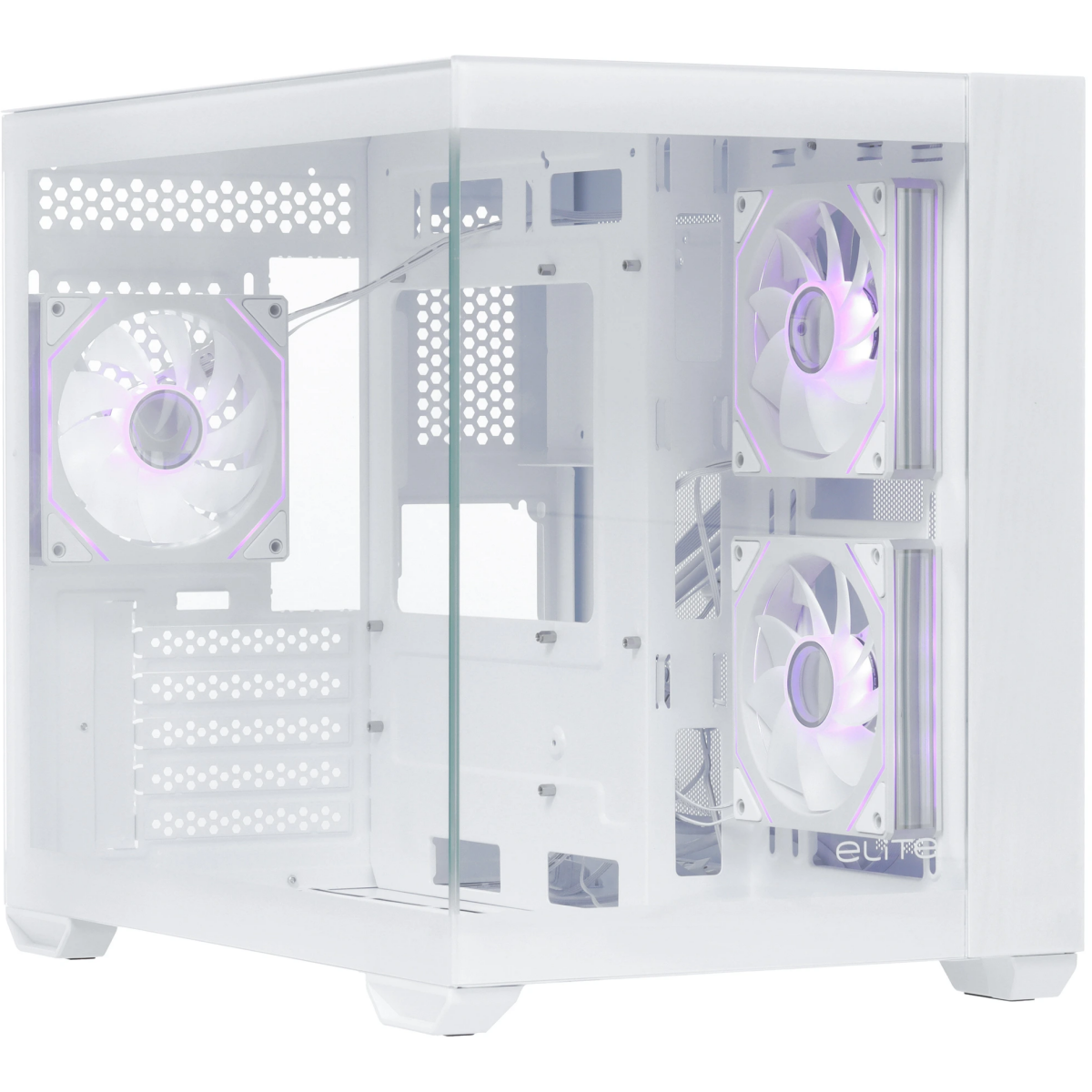 Boîtier Cooler Master Elite 481 Wood White (E481-WHNN-S00)