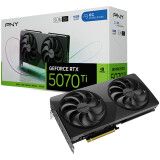 Carte graphique NVIDIA GeForce RTX 5070 Ti PNY Dual Fan Slim OC 16GB (VCG5070T16DFSXPB1-O)