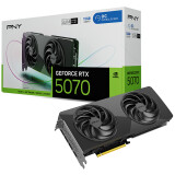 Carte graphique NVIDIA GeForce RTX 5070 PNY Dual Fan Slim OC 12GB (VCG507012DFSXPB1-O)