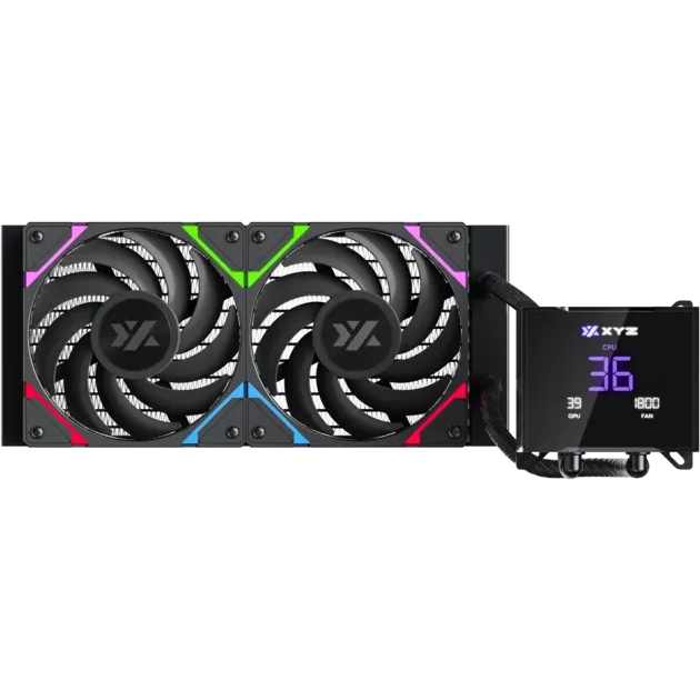 Système de refroidissement liquide XYZ Hydrotemp 240 Black - X-WC-HYDROTEMP-240B - photo 2