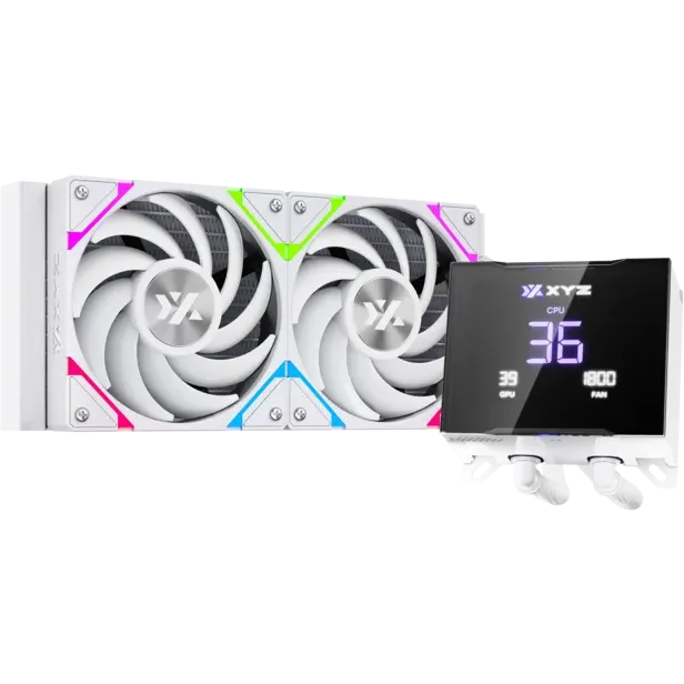 Système de refroidissement liquide XYZ Hydrotemp 240 White - X-WC-HYDROTEMP-240W