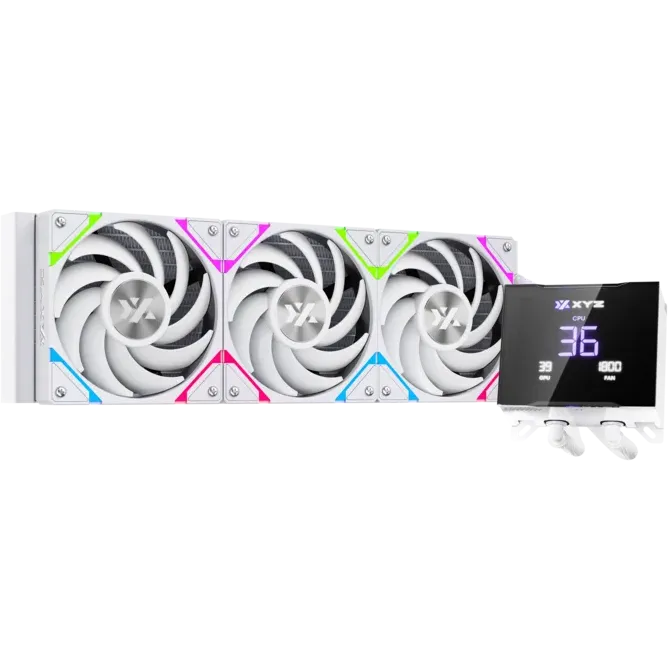 Système de refroidissement liquide XYZ Hydrotemp 360 White - X-WC-HYDROTEMP-360W