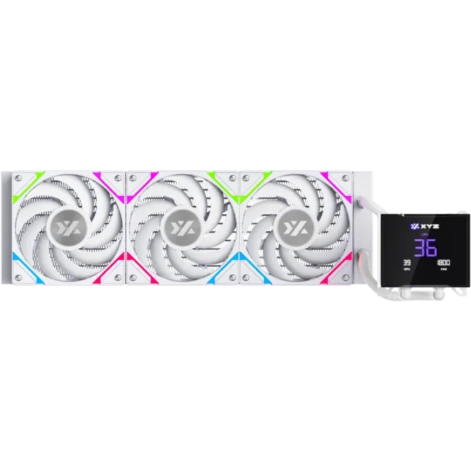 Système de refroidissement liquide XYZ Hydrotemp 360 White - X-WC-HYDROTEMP-360W - photo 2