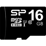 Carte mémoire 16GB MicroSD Silicon Power + SD adapter (SP016GBSTH010V10SP)
