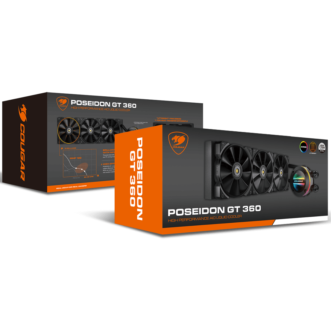 Système de refroidissement par liquide Cougar Poseidon GT 360 Black - CGR-POSEIDON GT 360 - photo 5