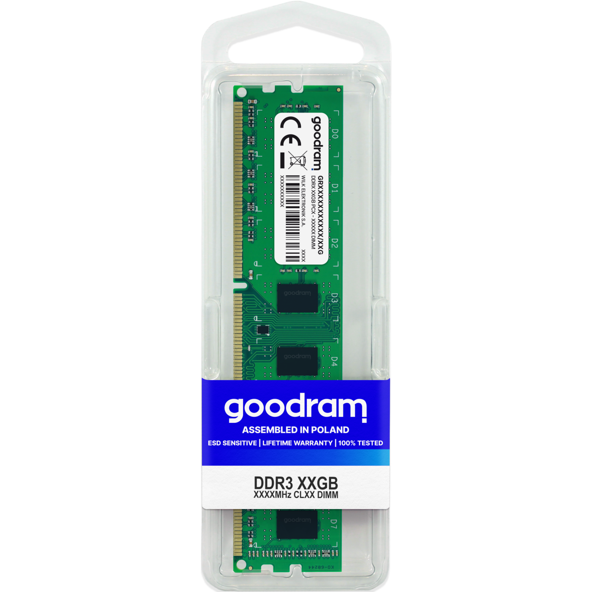 Mémoire vive 8GB DDR-III 1600MHz GOODRAM (GR1600D3V64L11/8G) - photo 3