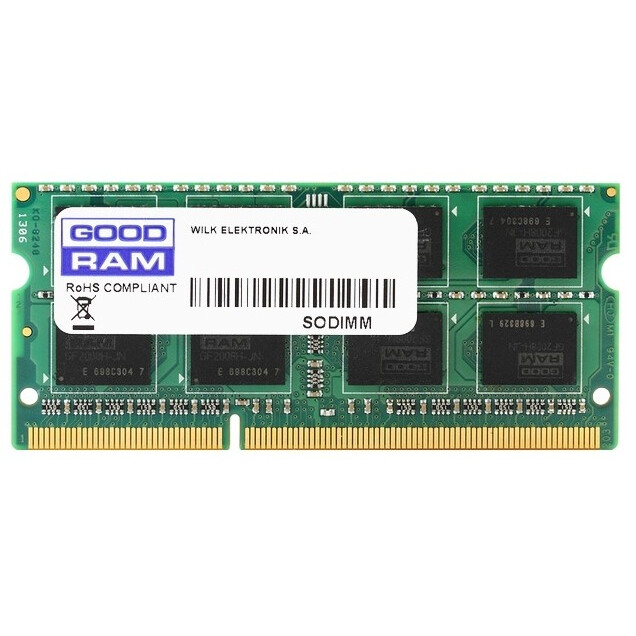 Mémoire vive 8GB DDR-III 1600MHz GOODRAM SO-DIMM (GR1600S364L11/8G)