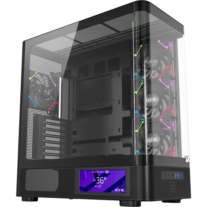 Boîtier XYZ QUANTUM PRO Black - X-CS-QUANTUMPRO-B
