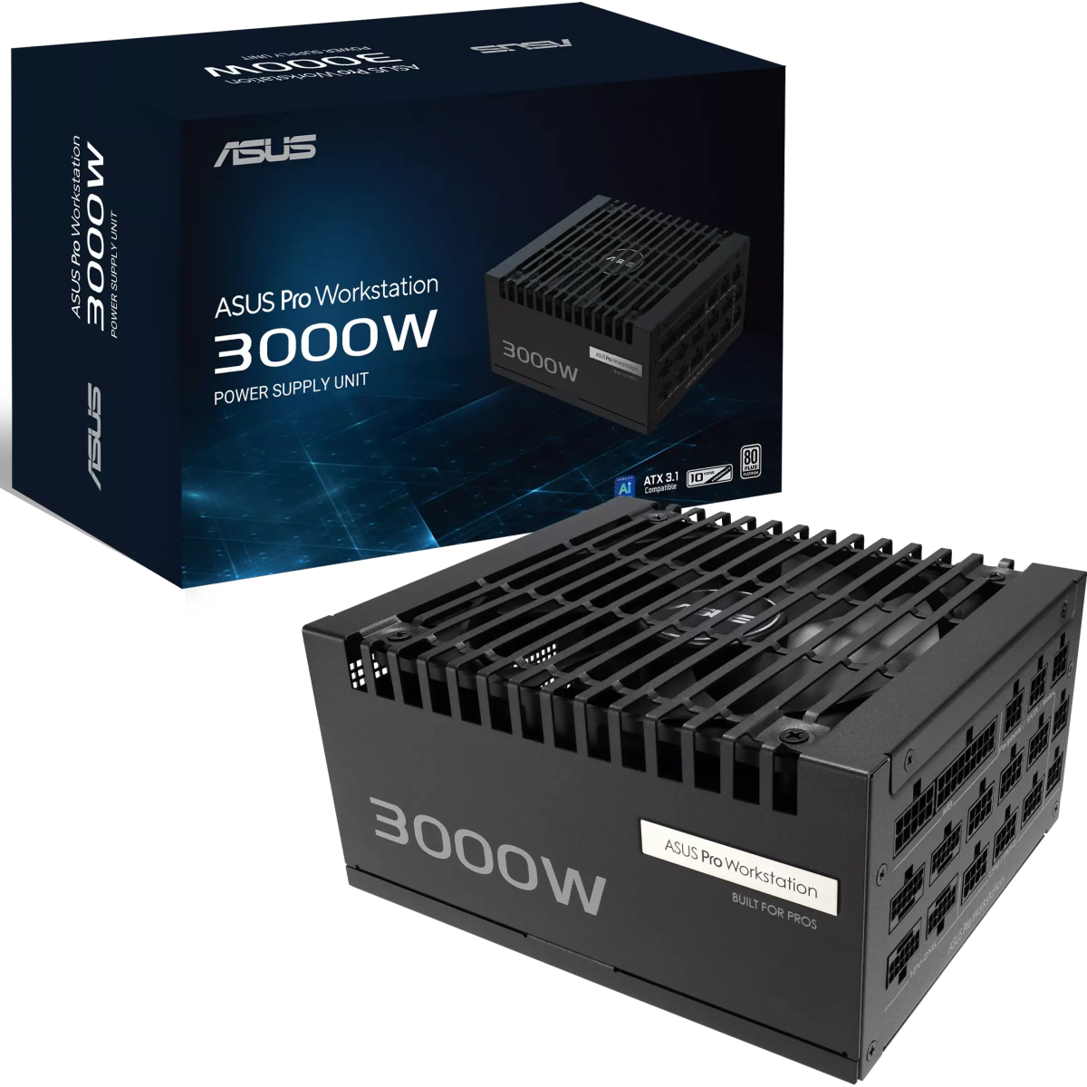 Alimentation électrique 3000W ASUS Pro WS Platinum (ASUS-PRO-WS-3000P) - 90YE00Z0-B0EA00 - photo 9