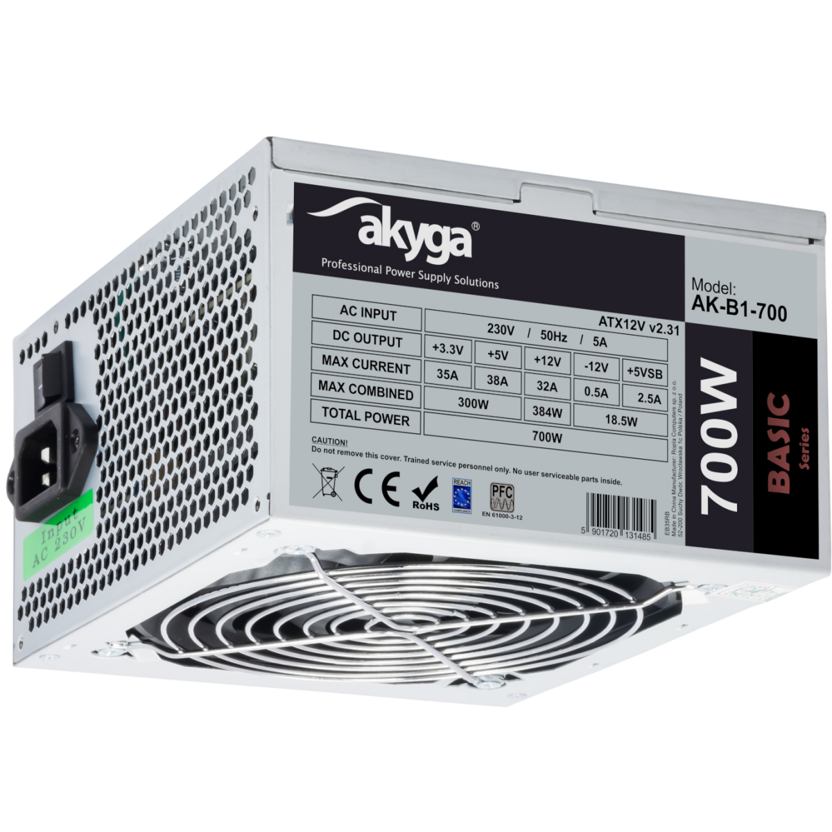 Alimentation électrique 700W Akyga Basic AK-B1-700 - photo 2