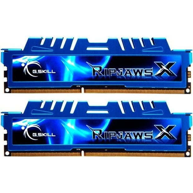 Mémoire vive 16GB DDR-III 2400MHz G.Skill RipjawsX (F3-2400C11D-16GXM) (2x8GB KIT)