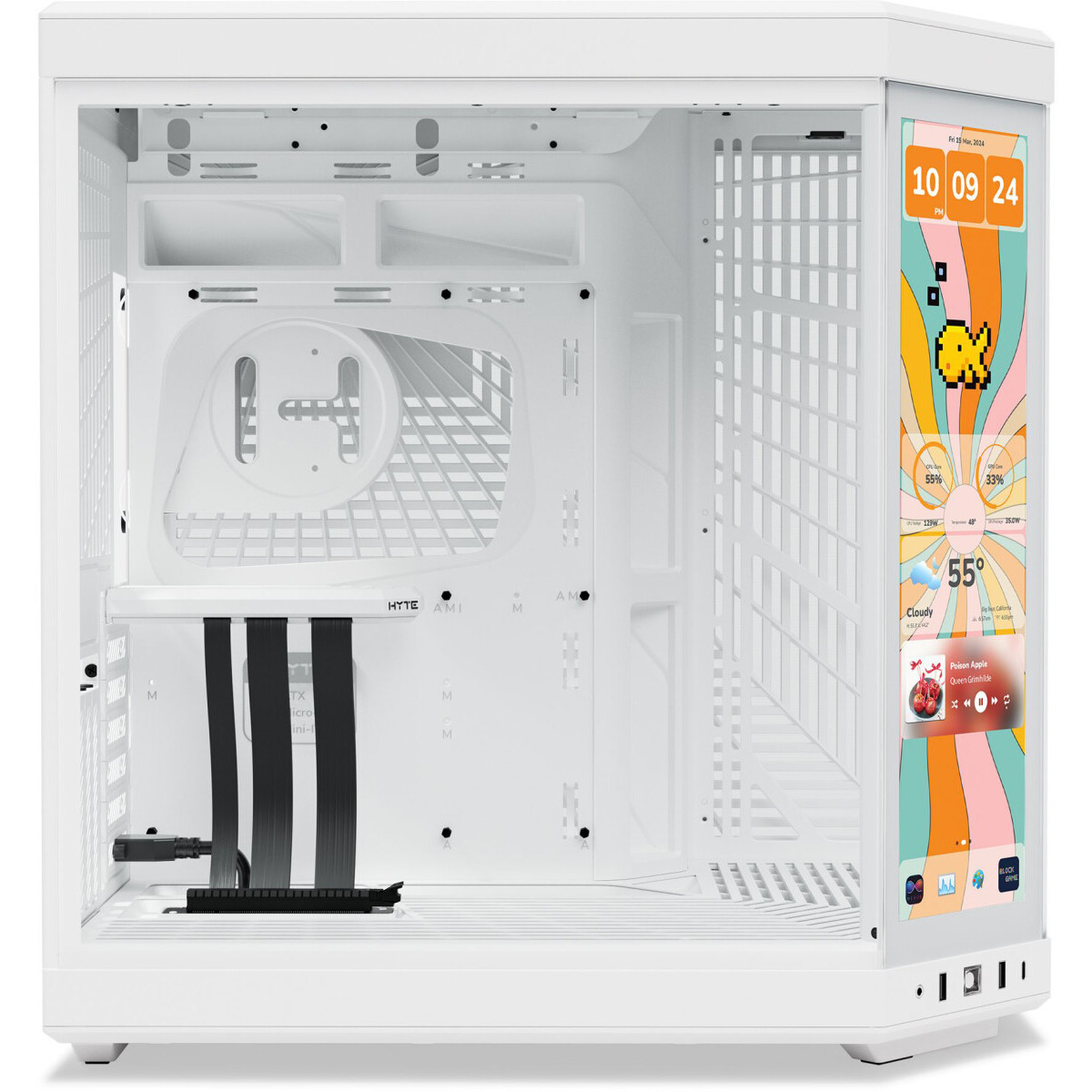 Boîtier HYTE Y70 Touch Infinite White Snow - CS-HYTE-Y70TTI-WW - photo 3