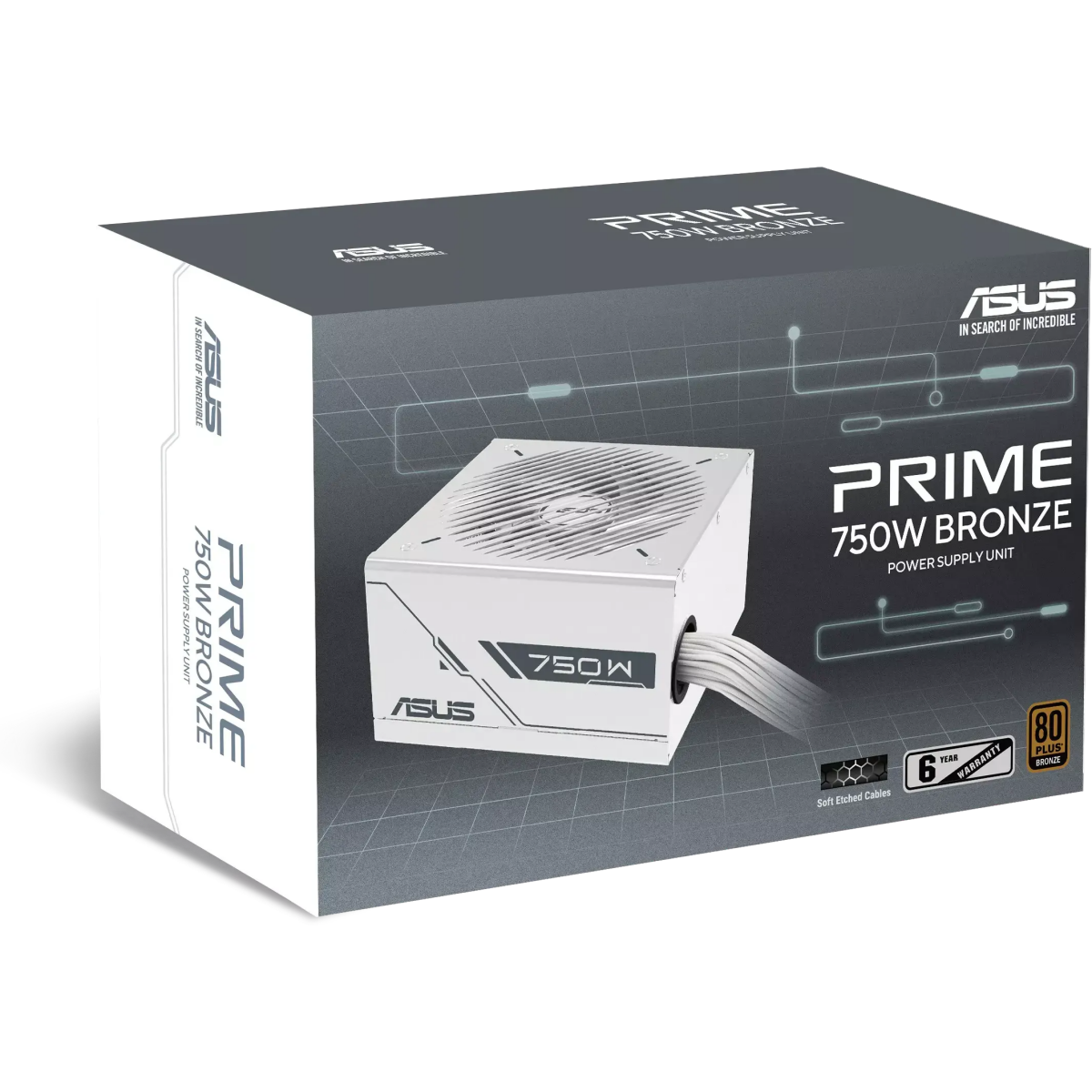 Alimentation électrique 750W ASUS Prime Bronze White Edition (PRIME-750B-WHITE) - 90YE00Y3-B0NA00 - photo 11