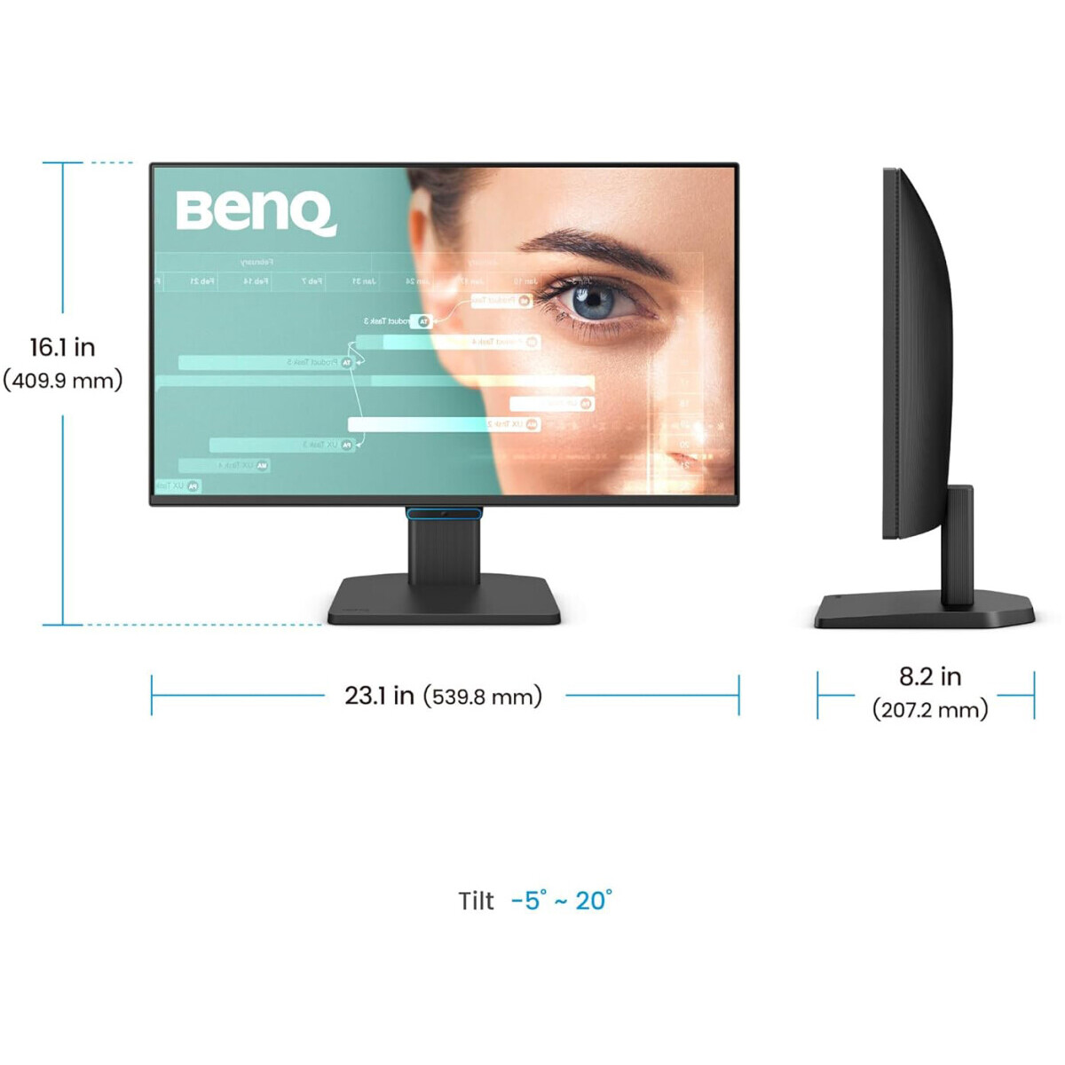 Moniteur BenQ 24" GW2490C - photo 5