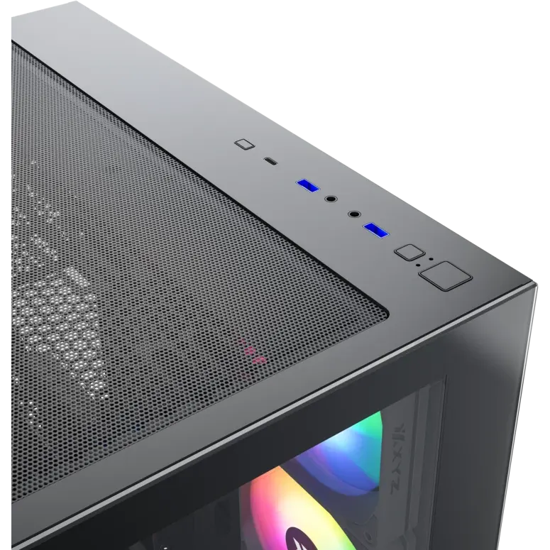 Boîtier XYZ TESSERACT X Black - X-CS-TESSERACTX-B - photo 6