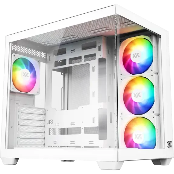 Boîtier XYZ TESSERACT X White -  X-CS-TESSERACTX-W