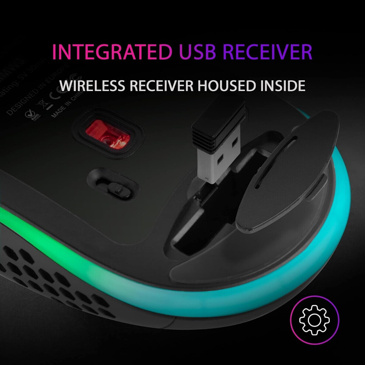 Souris Mars Gaming MMW3 RGB Black - photo 3