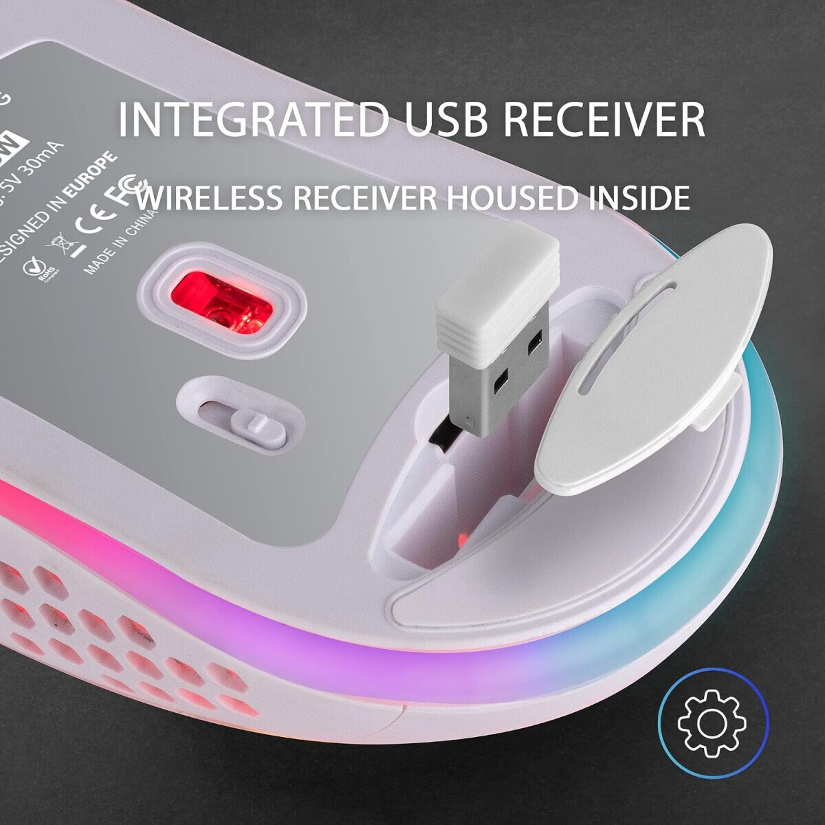 Souris Mars Gaming MMW3 RGB White - MMW3W - photo 3