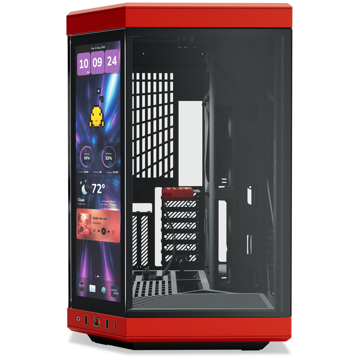 Boîtier HYTE Y70 Touch Infinite Black Cherry - CS-HYTE-Y70TTI-RB - photo 2