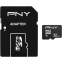 Carte mémoire 32GB MicroSD PNY Performance Plus + SD adapter (P-SDU32G10PPL-GE)