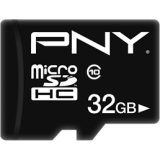 Carte mémoire 32GB MicroSD PNY Performance Plus + SD adapter (P-SDU32G10PPL-GE)