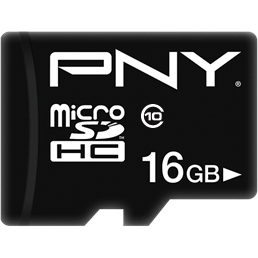 Carte mémoire 16GB MicroSD PNY Performance Plus + SD adapter (P-SDU16G10PPL-GE) - photo 2