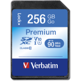 Carte mémoire 256GB SD Verbatim Premium (44026)