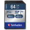 Carte mémoire 64GB SD Verbatim Pro (47022)