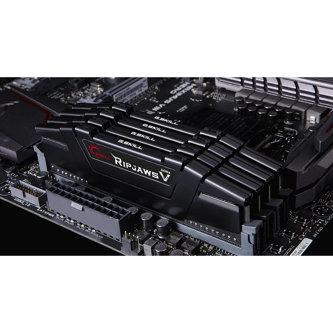Mémoire vive 32GB DDR4 3200MHz G.Skill Ripjaws V (F4-3200C16Q-32GVKB) (4x8GB KIT) - photo 4