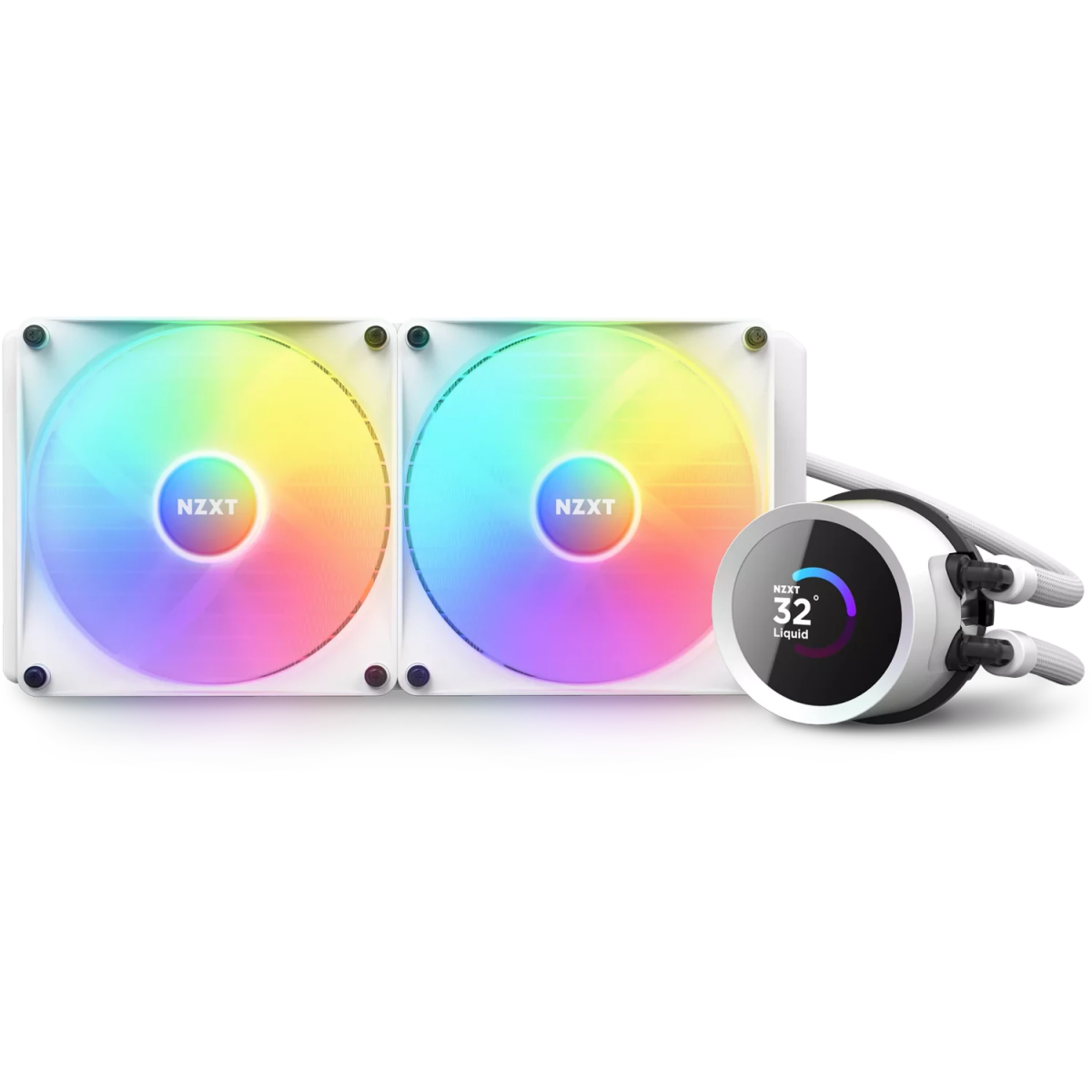 Système de refroidissement par liquide NZXT Kraken 280 RGB White (RL-KR280-W1) - photo 4