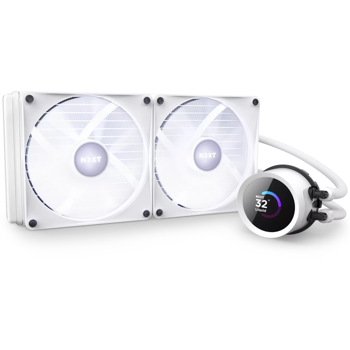 Système de refroidissement par liquide NZXT Kraken 280 RGB White (RL-KR280-W1) - photo 5