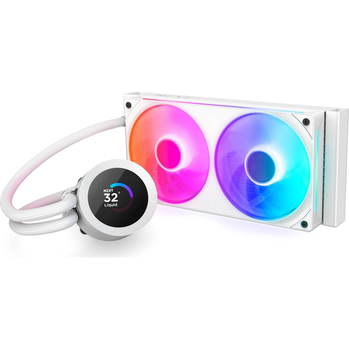 Système de refroidissement liquide NZXT Kraken Plus 240 RGB White (RL-KR240-W2) - photo 2