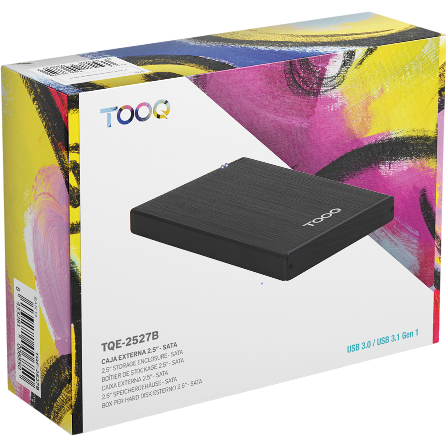 Boîtier externe pour disque dur (HDD) TooQ TQE-2527B Black - photo 7